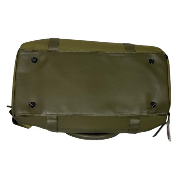 Joan & David Duffle Bag Fabric Removable Strap Olive Army Green Men’s Women’s - Picture 5 of 12